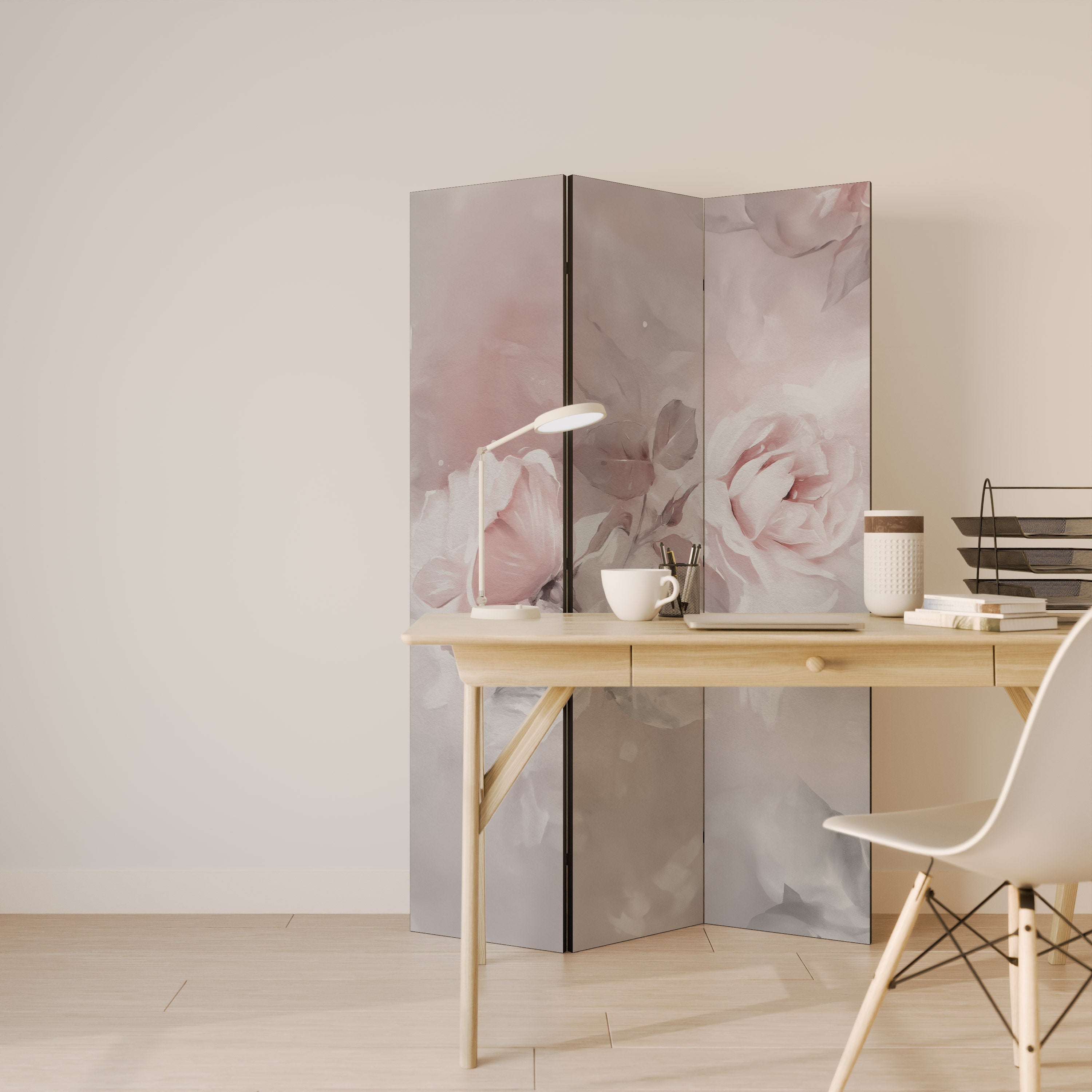 GRACEFUL DAYS Dekorativer 3-teiliger Raumteiler