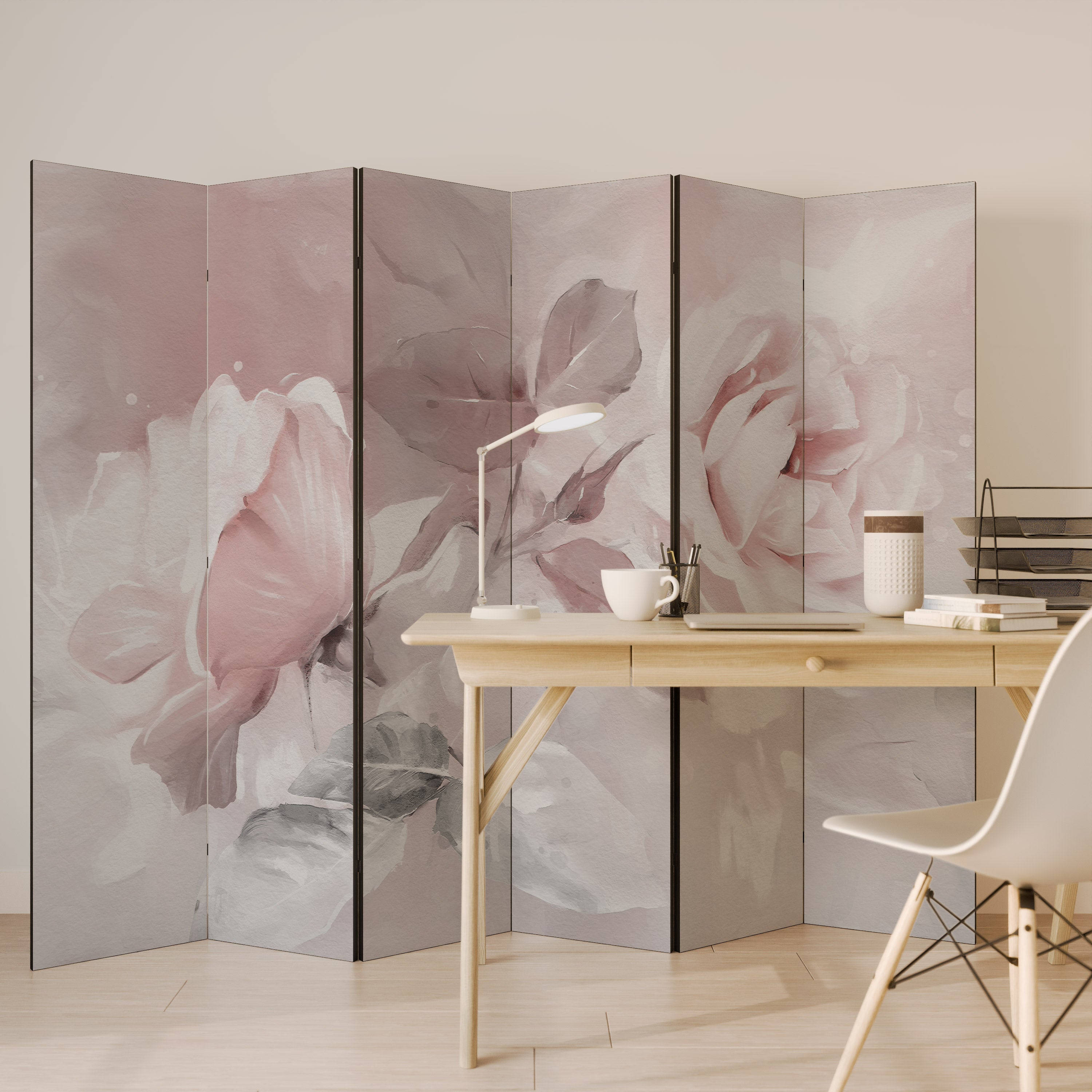 GRACEFUL DAYS Dekorativer 6-teiliger Raumteiler
