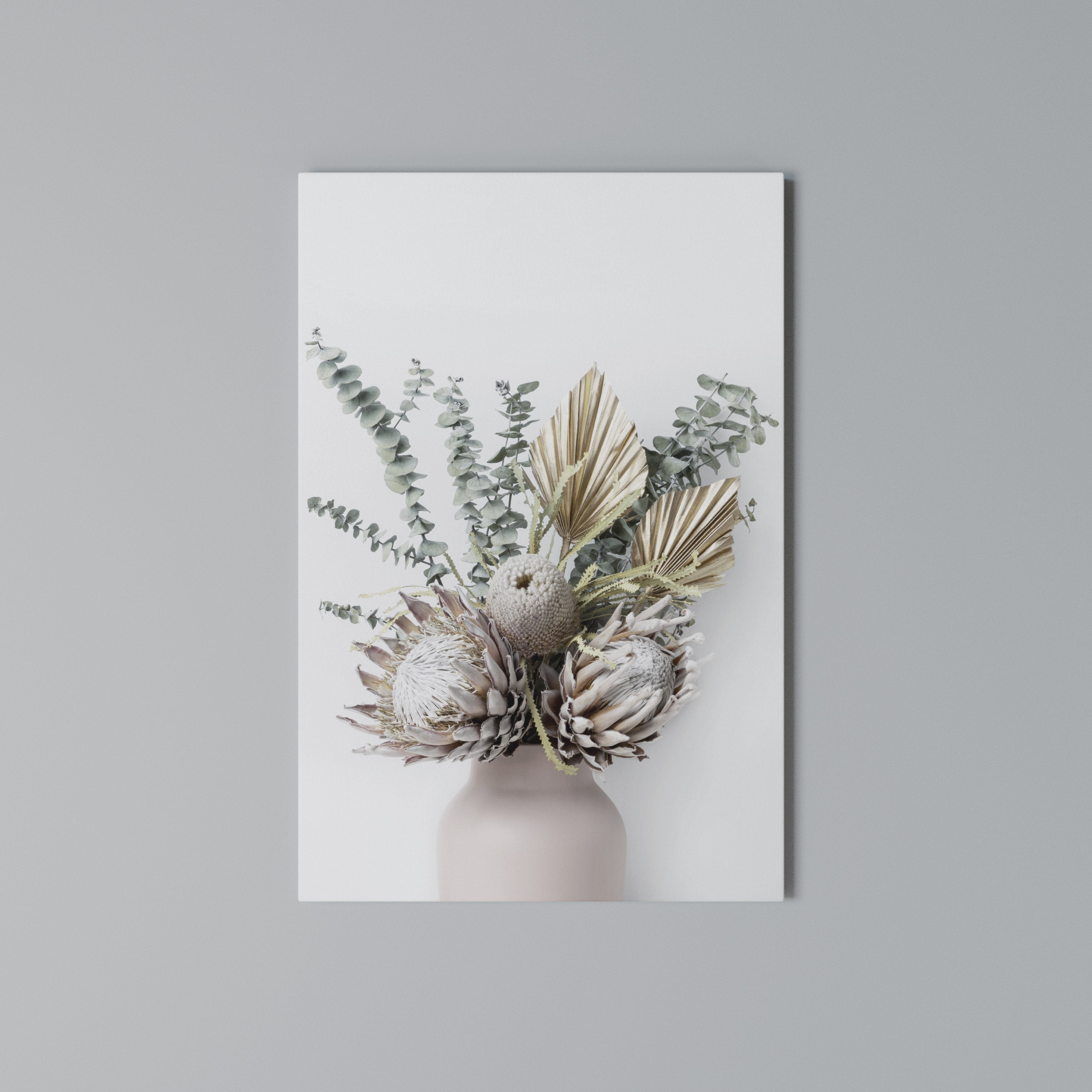 NATURE'S GOLDEN WHIMSY Vertical Canvas Print