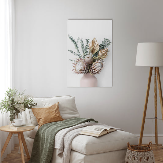 NATURE'S GOLDEN WHIMSY Vertical Canvas Print