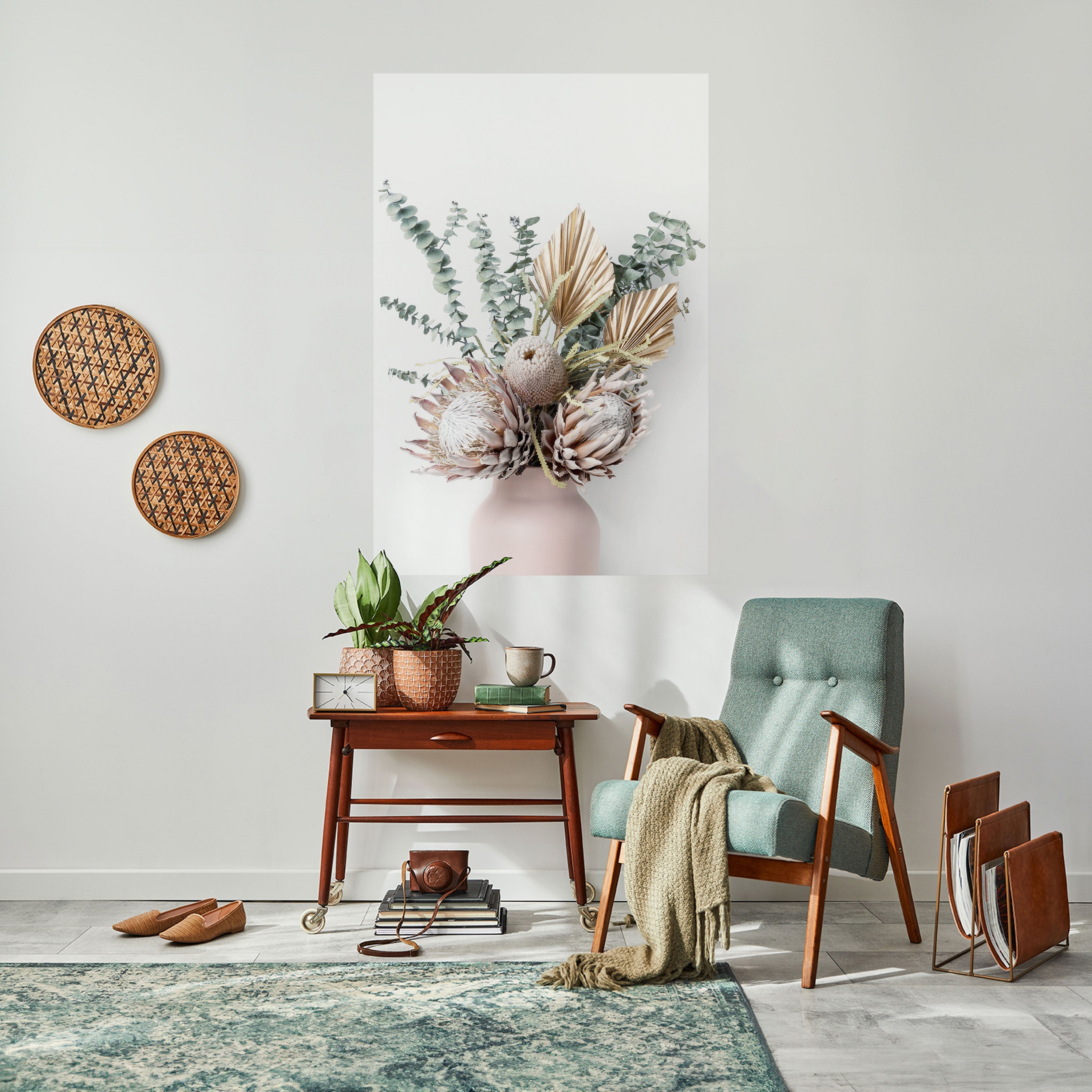 NATURE'S GOLDEN WHIMSY Vertikales Poster zum Abziehen und Aufkleben