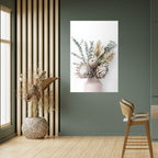 NATURE'S GOLDEN WHIMSY Selbstklebendes Poster - Hochformat