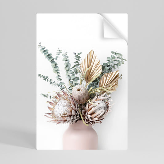 NATURE'S GOLDEN WHIMSY Selbstklebendes Poster - Hochformat