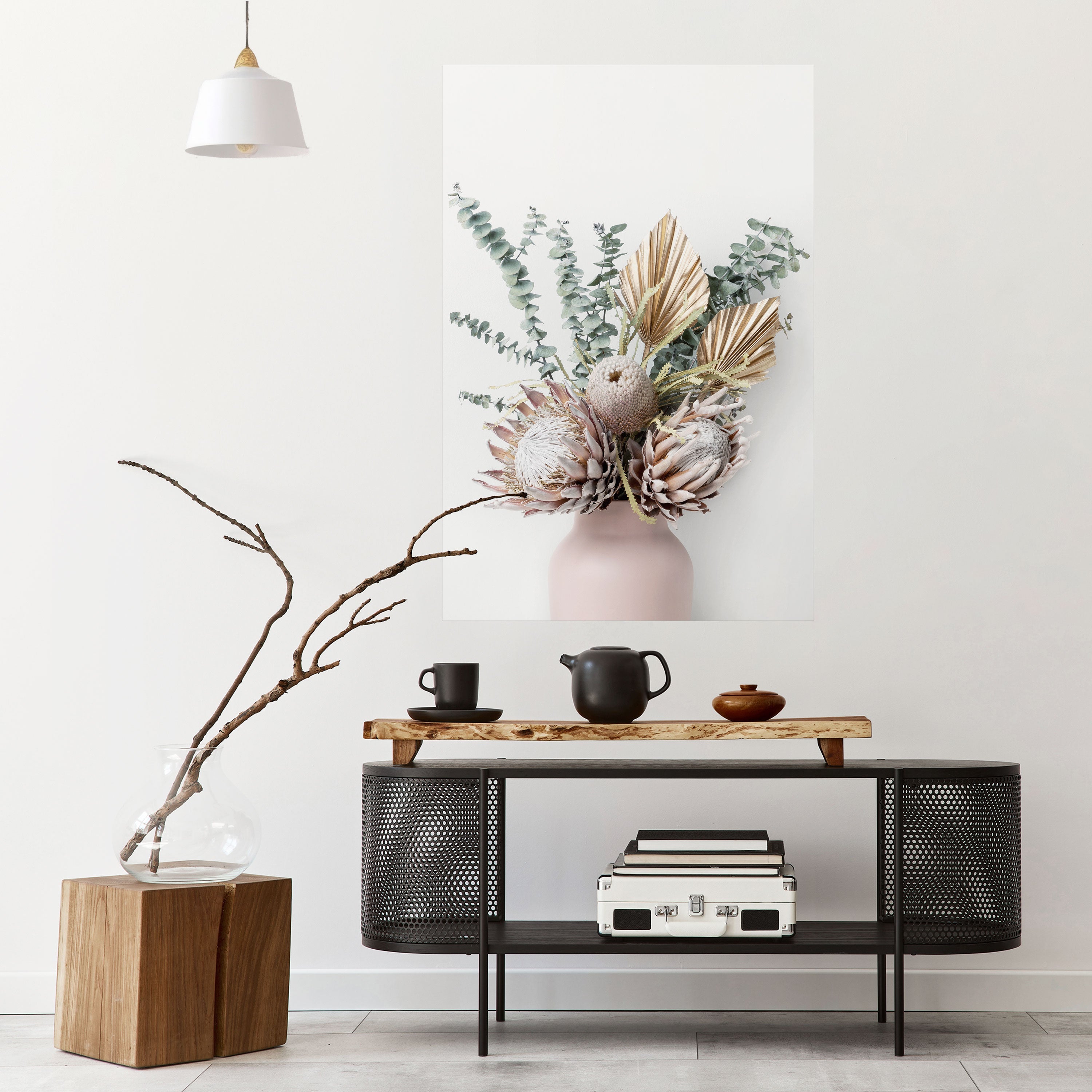 NATURE'S GOLDEN WHIMSY Vertikales Poster zum Abziehen und Aufkleben