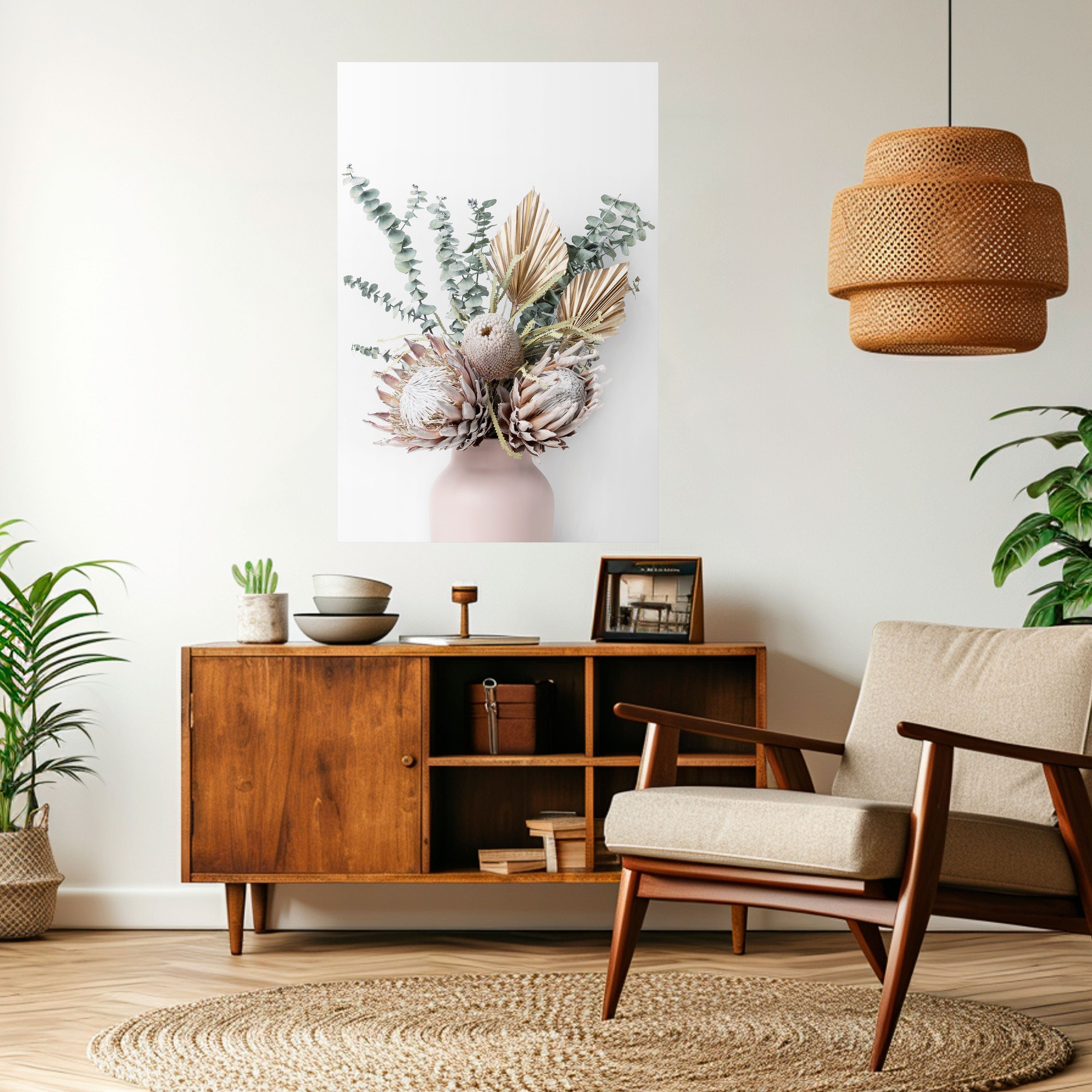 NATURE'S GOLDEN WHIMSY Vertikales Poster zum Abziehen und Aufkleben