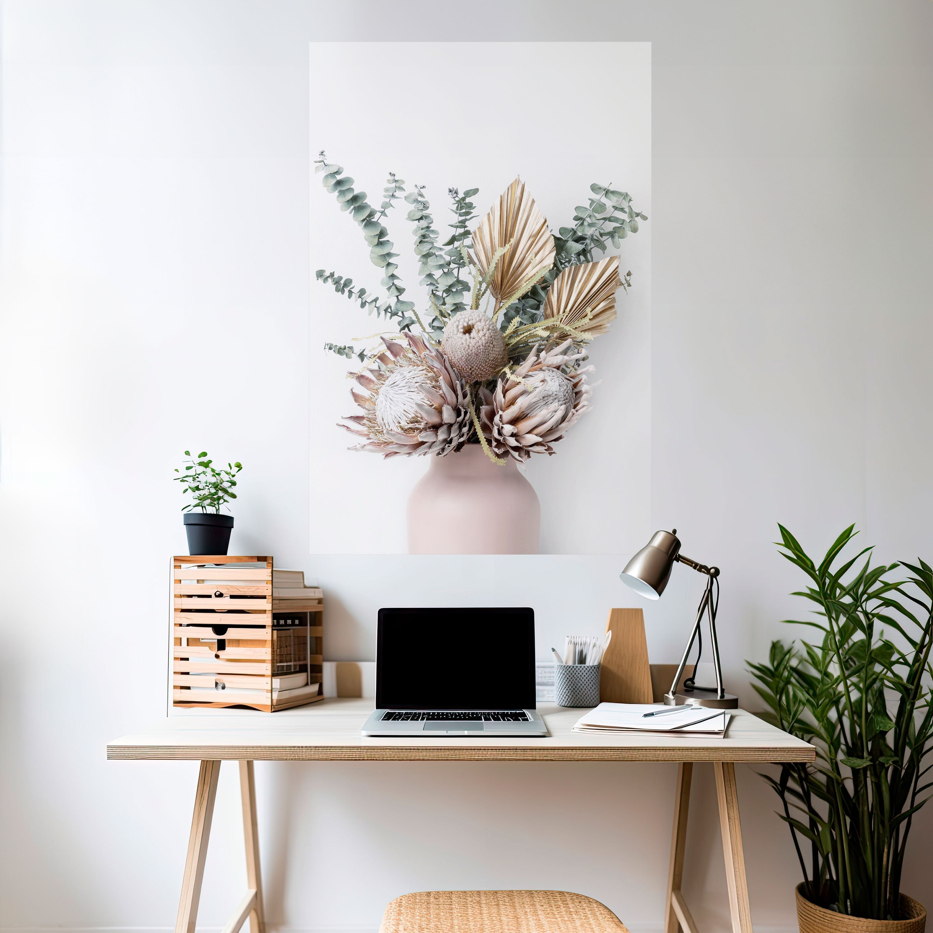 NATURE'S GOLDEN WHIMSY Vertikales Poster zum Abziehen und Aufkleben