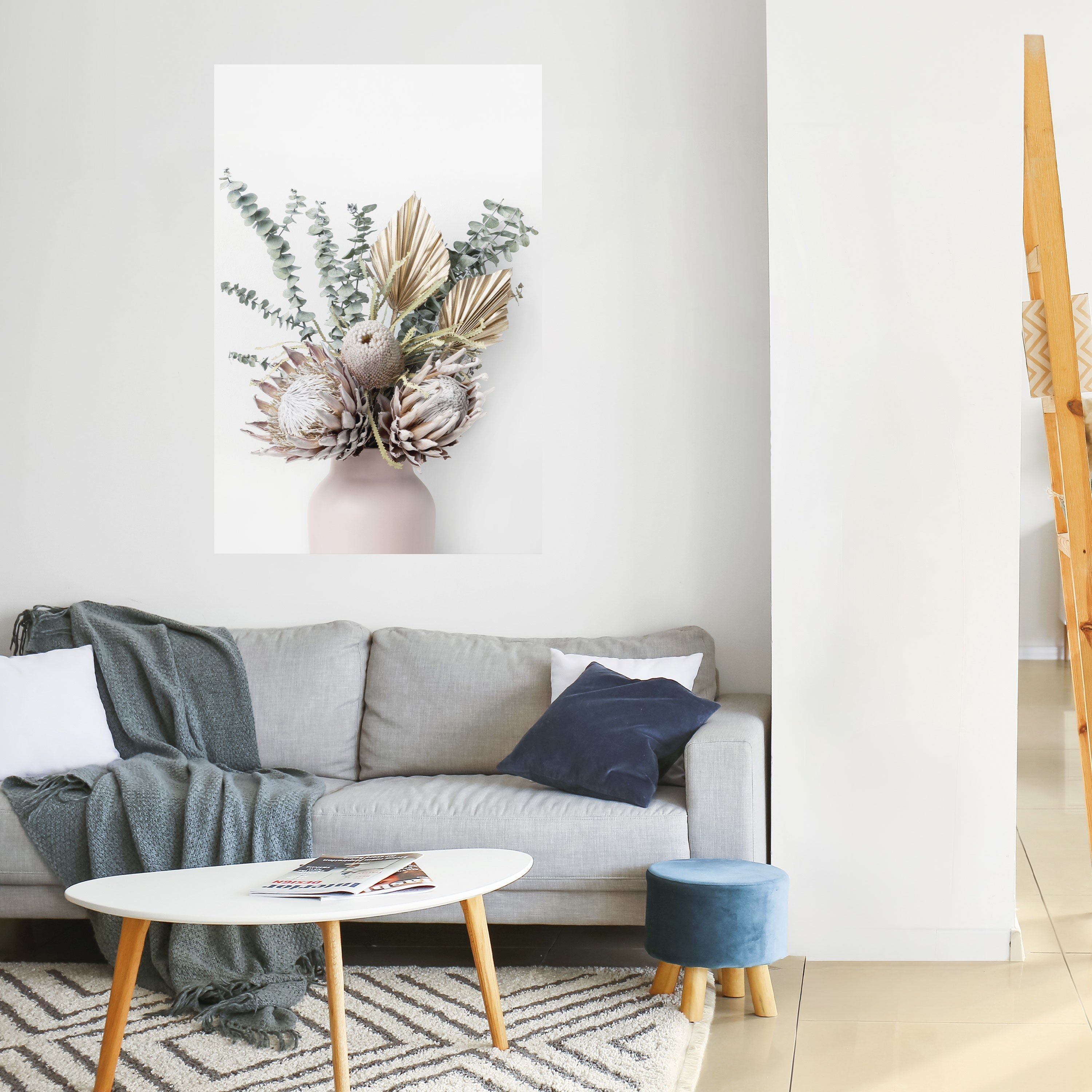 NATURE'S GOLDEN WHIMSY Vertikales Poster zum Abziehen und Aufkleben