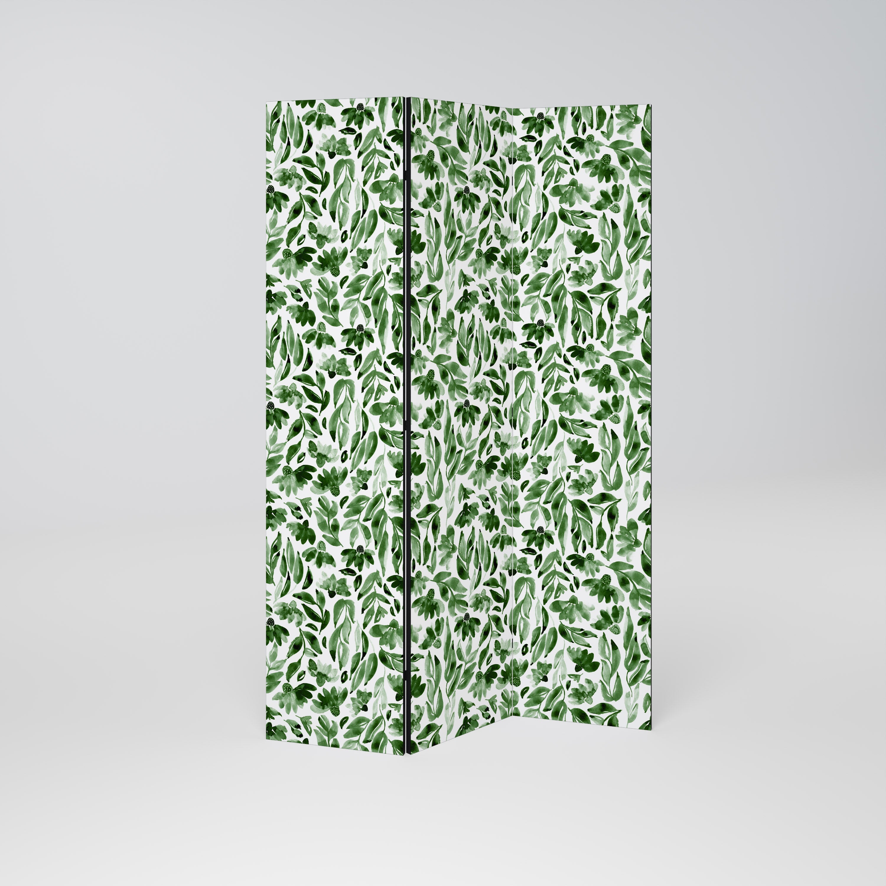 LEAFY LAYERS Dekorativer 3-teiliger Raumteiler