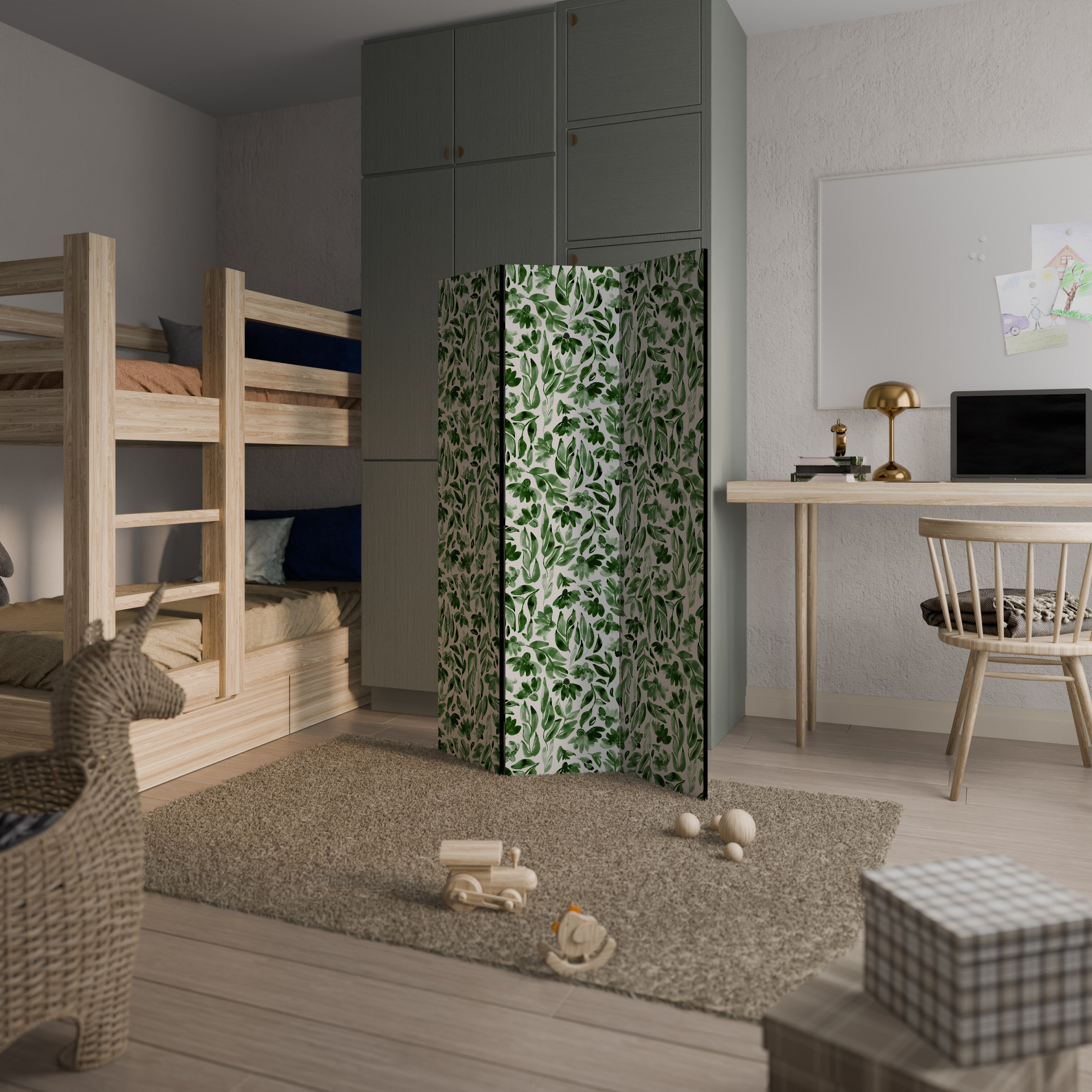 LEAFY LAYERS 3-teiliger Paravent