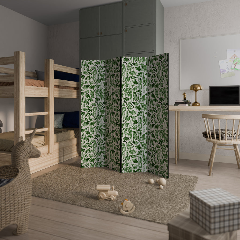 LEAFY LAYERS 4-Panel Room Divider