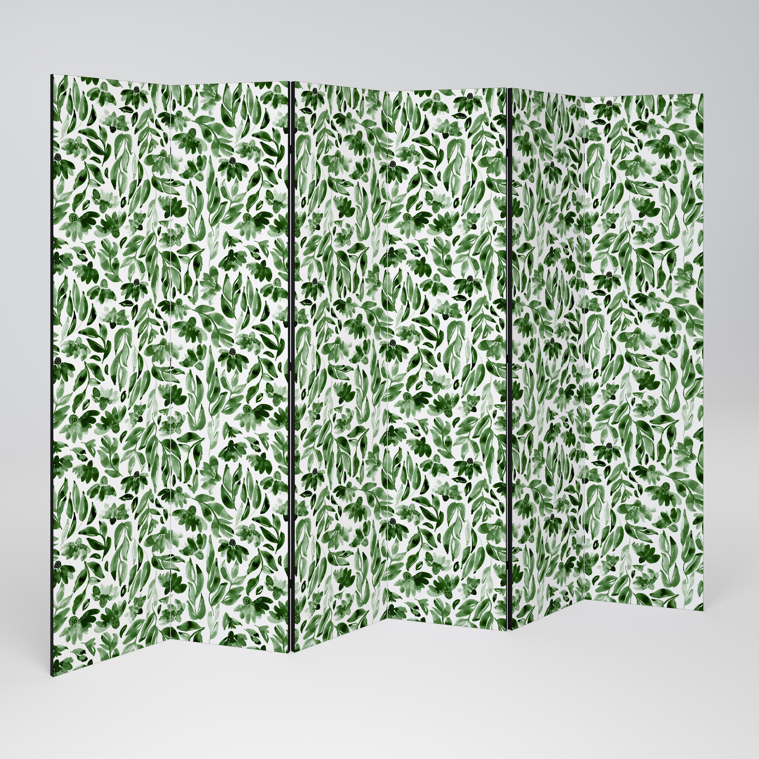 LEAFY LAYERS Dekorativer 6-teiliger Raumteiler