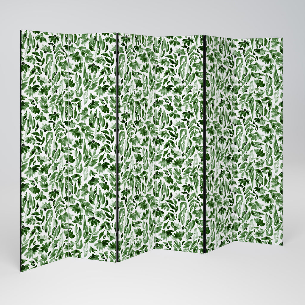 LEAFY LAYERS Dekorativer 6-teiliger Raumteiler