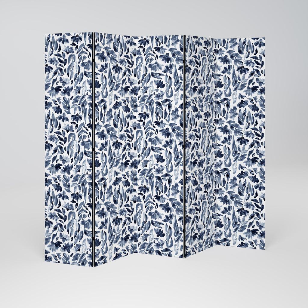 FLORAL FANTASY FABLE Dekorativer 5-teiliger Raumteiler