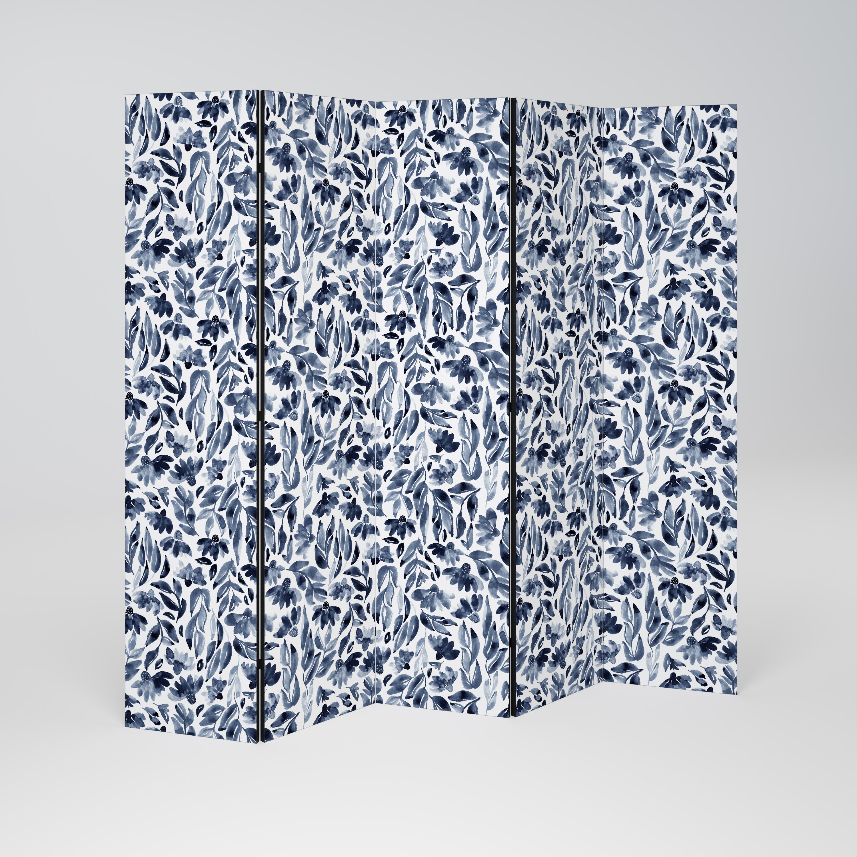 FLORAL FANTASY FABLE Dekorativer 5-teiliger Raumteiler