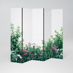 FLORAL SERENITY BARRIER Dekorativer Paravent - 5-teilig