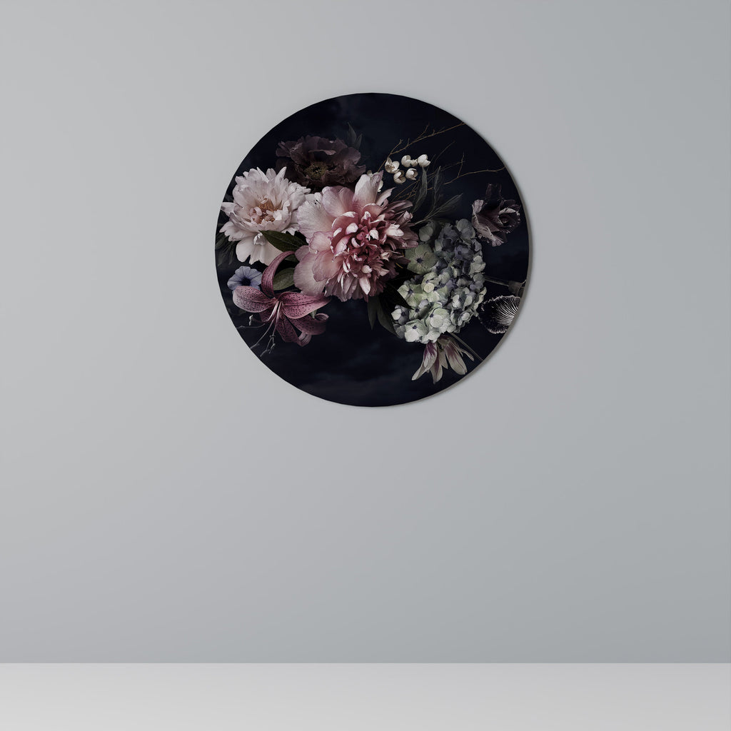 Runde Wandkunst PURE BLOSSOM