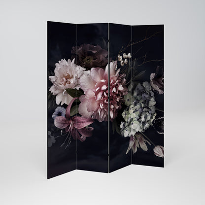 PURE BLOSSOM 4-teiliger Paravent