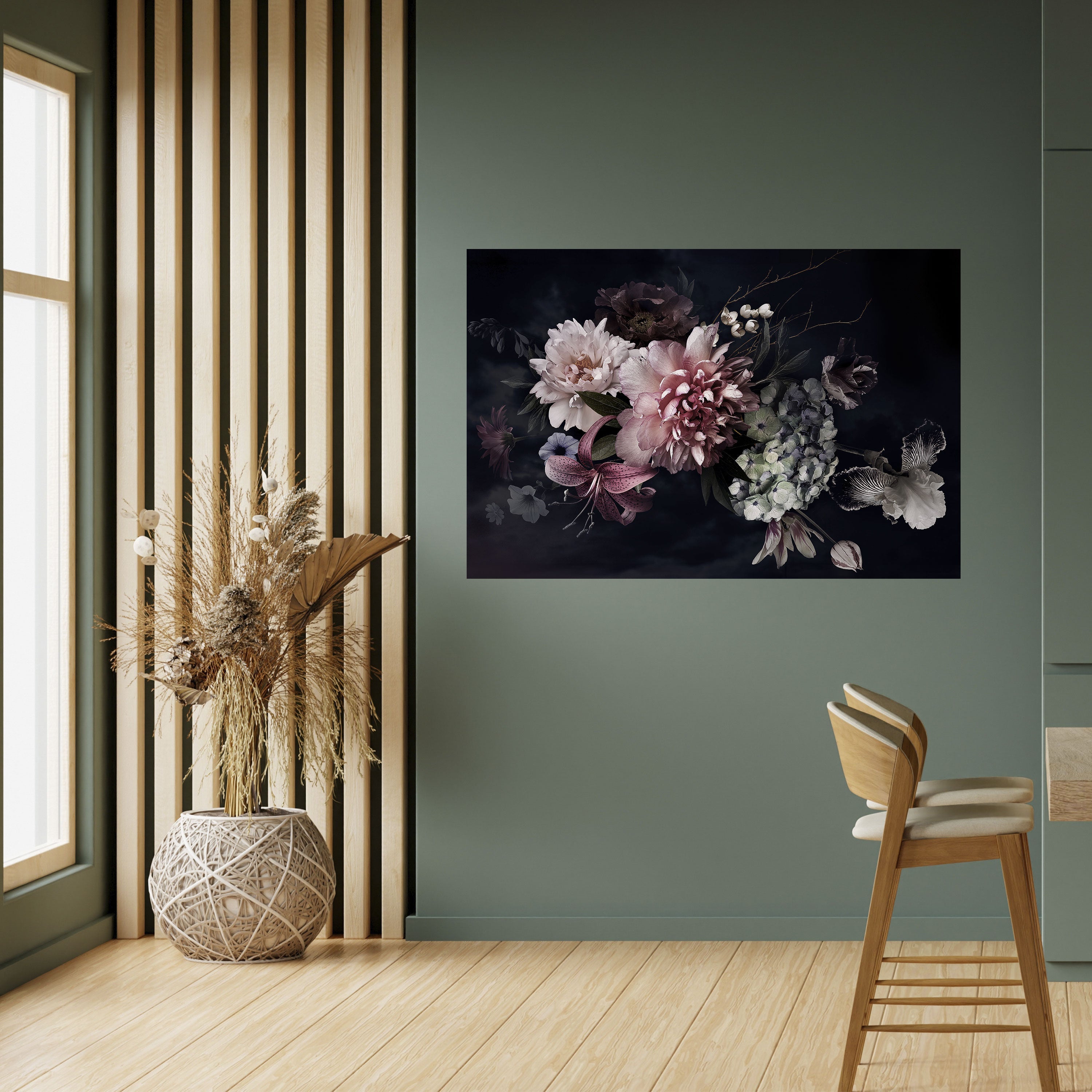 PURE BLOSSOM Horizontales Poster zum Abziehen und Aufkleben