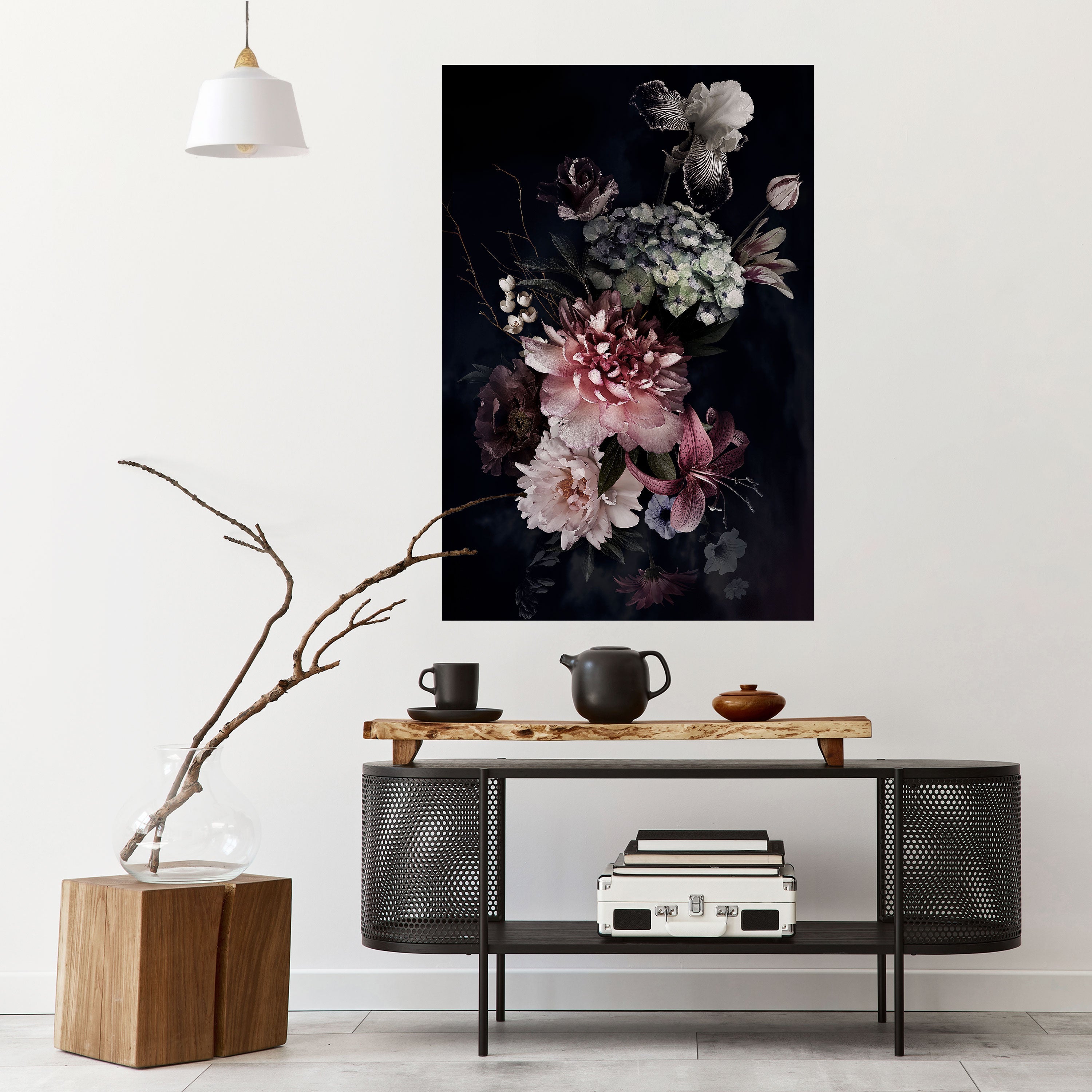 PURE BLOSSOM Vertikales Poster zum Abziehen und Aufkleben