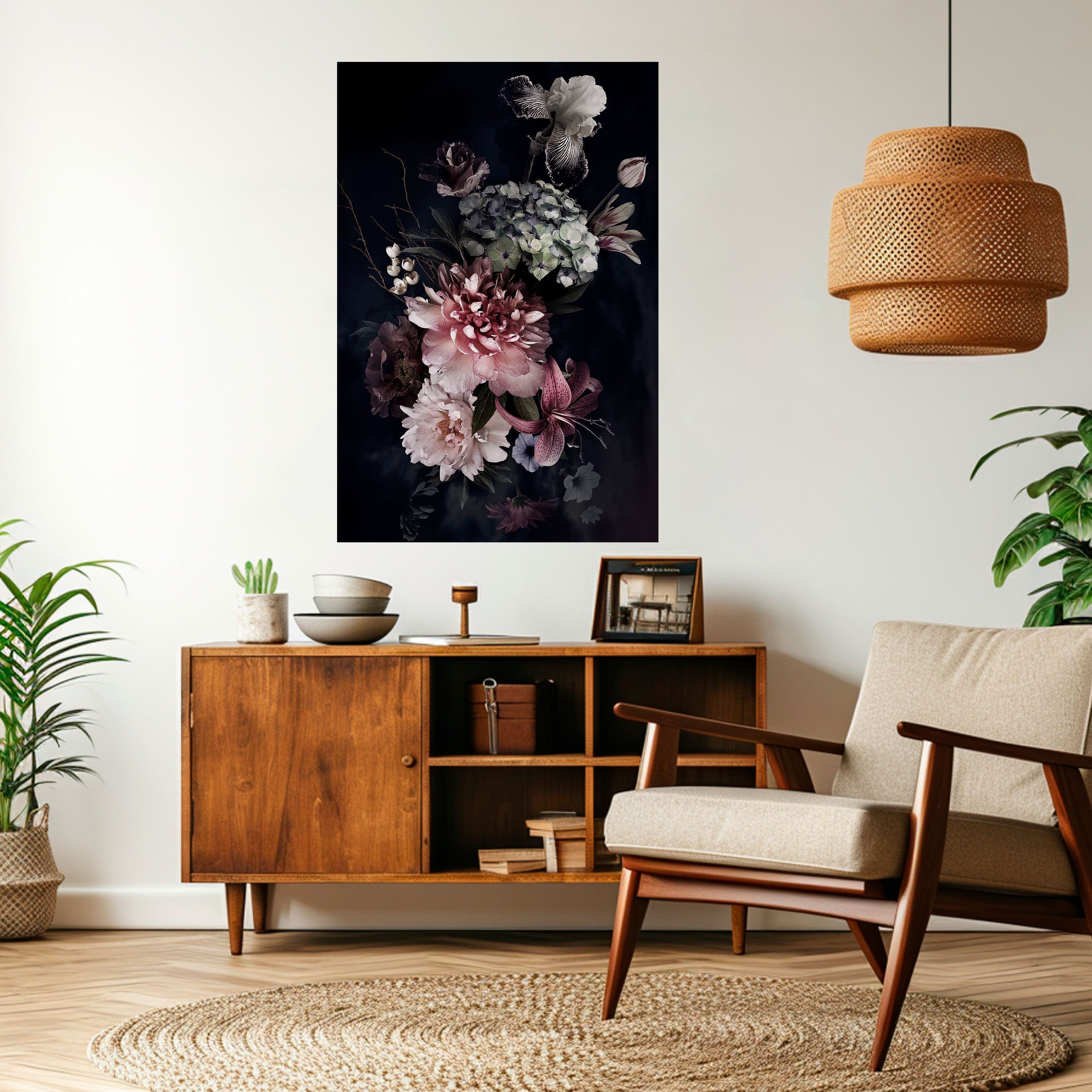 PURE BLOSSOM Vertikales Poster zum Abziehen und Aufkleben