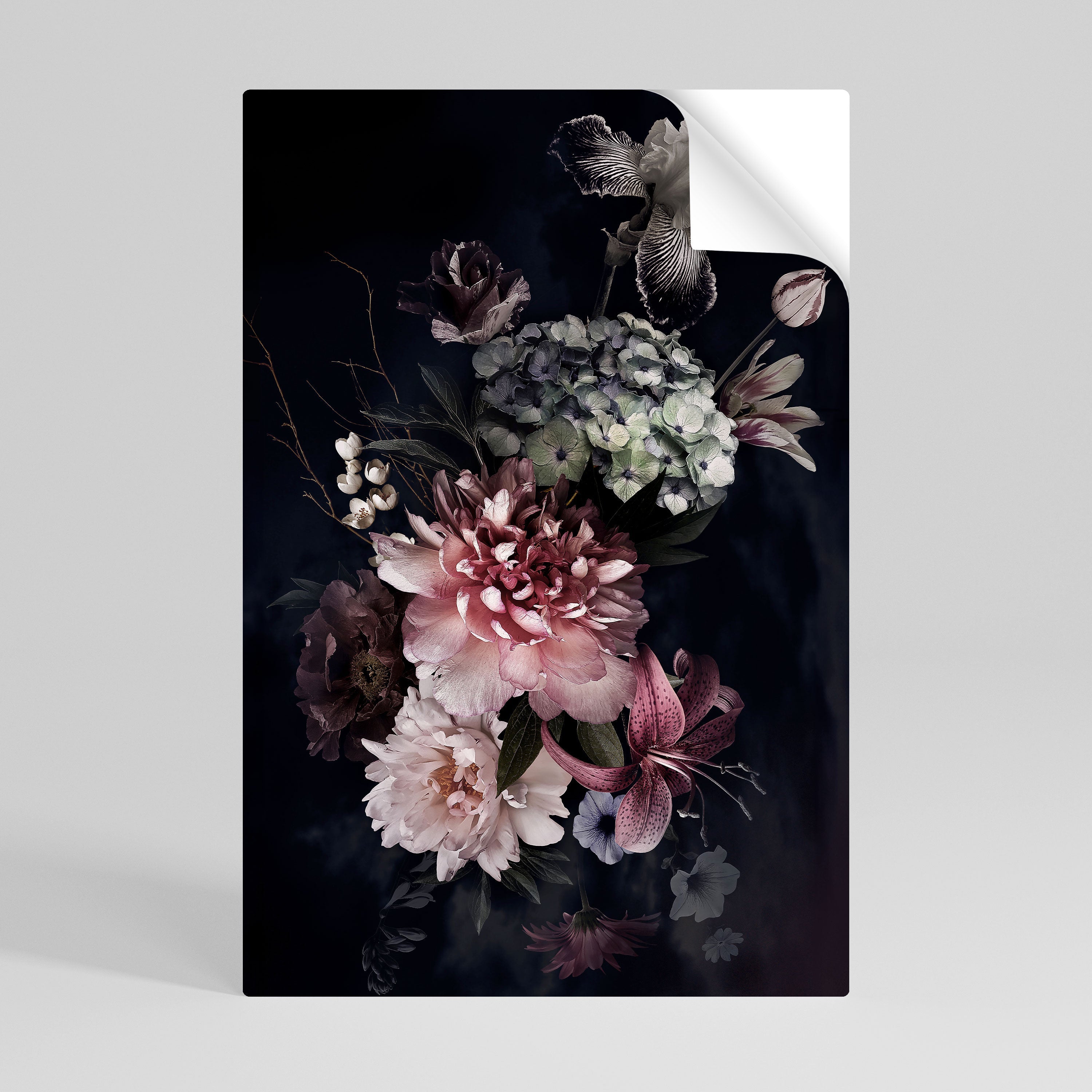 PURE BLOSSOM Vertikales Poster zum Abziehen und Aufkleben