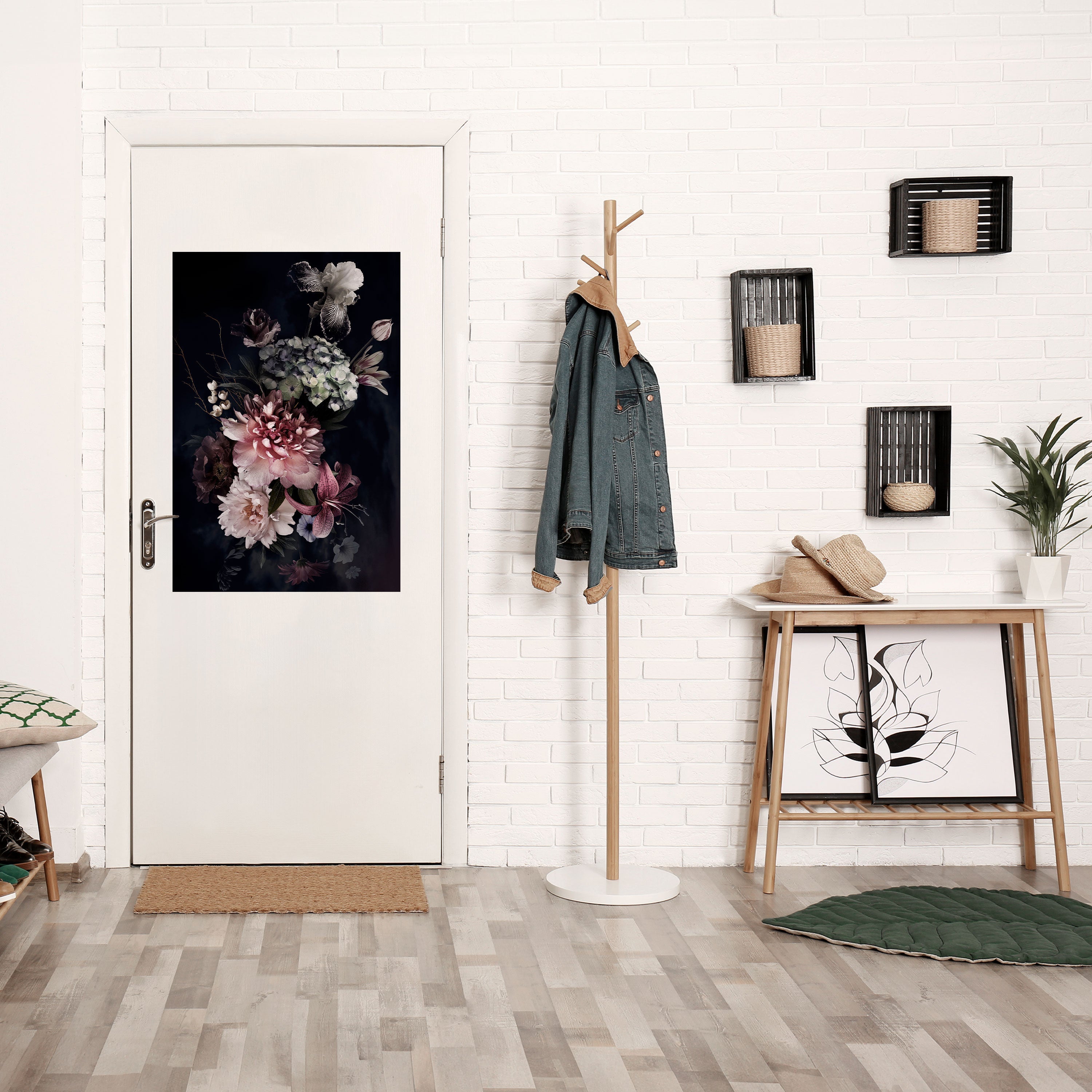 PURE BLOSSOM Vertikales Poster zum Abziehen und Aufkleben