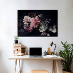 PURE BLOSSOM Selbstklebendes Horizontal-Poster