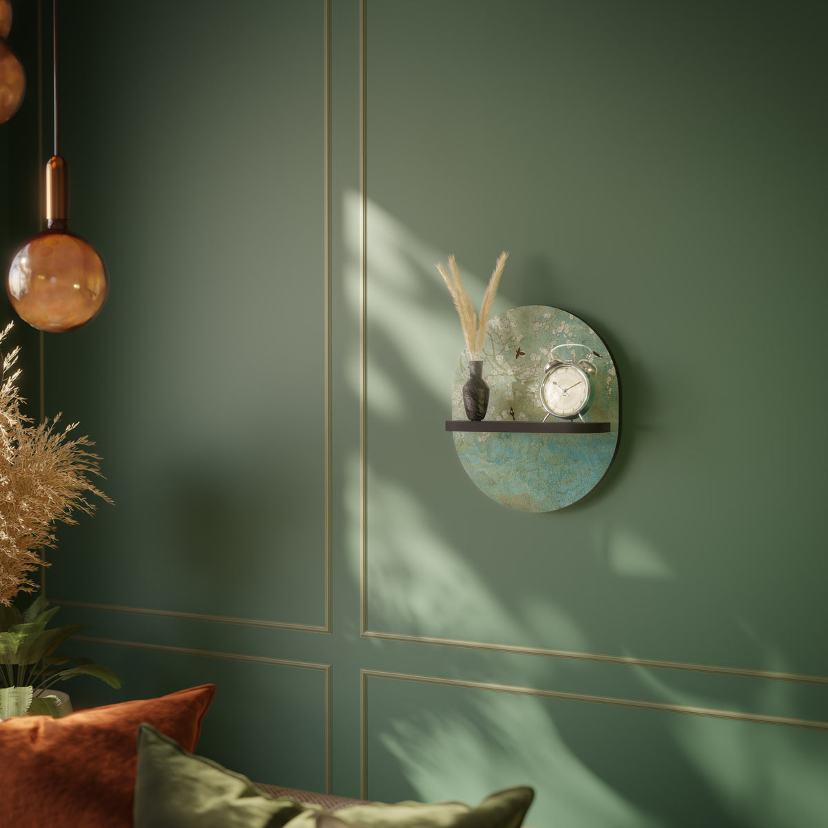 BLOOMING CHARM Dekoratives Wandregal