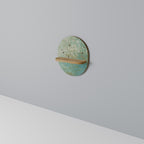 BLOOMING CHARM Ovales Kunstregal in Eiche-Optik