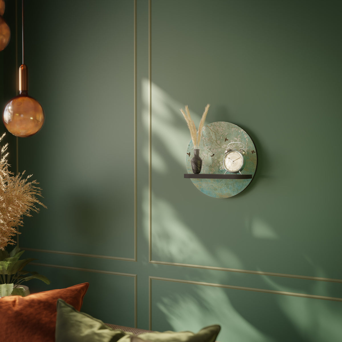 BLOOMING CHARM Dekoratives Wandregal