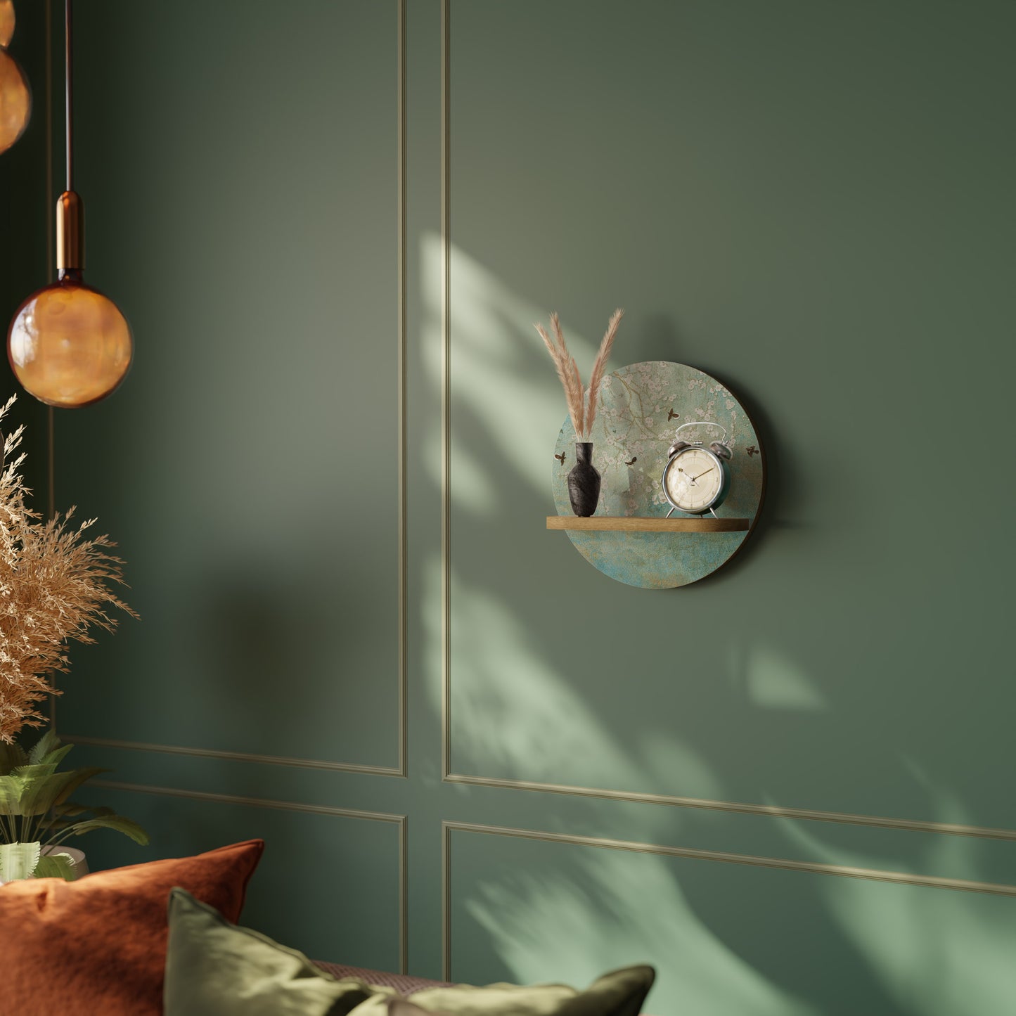 BLOOMING CHARM Dekoratives Wandregal
