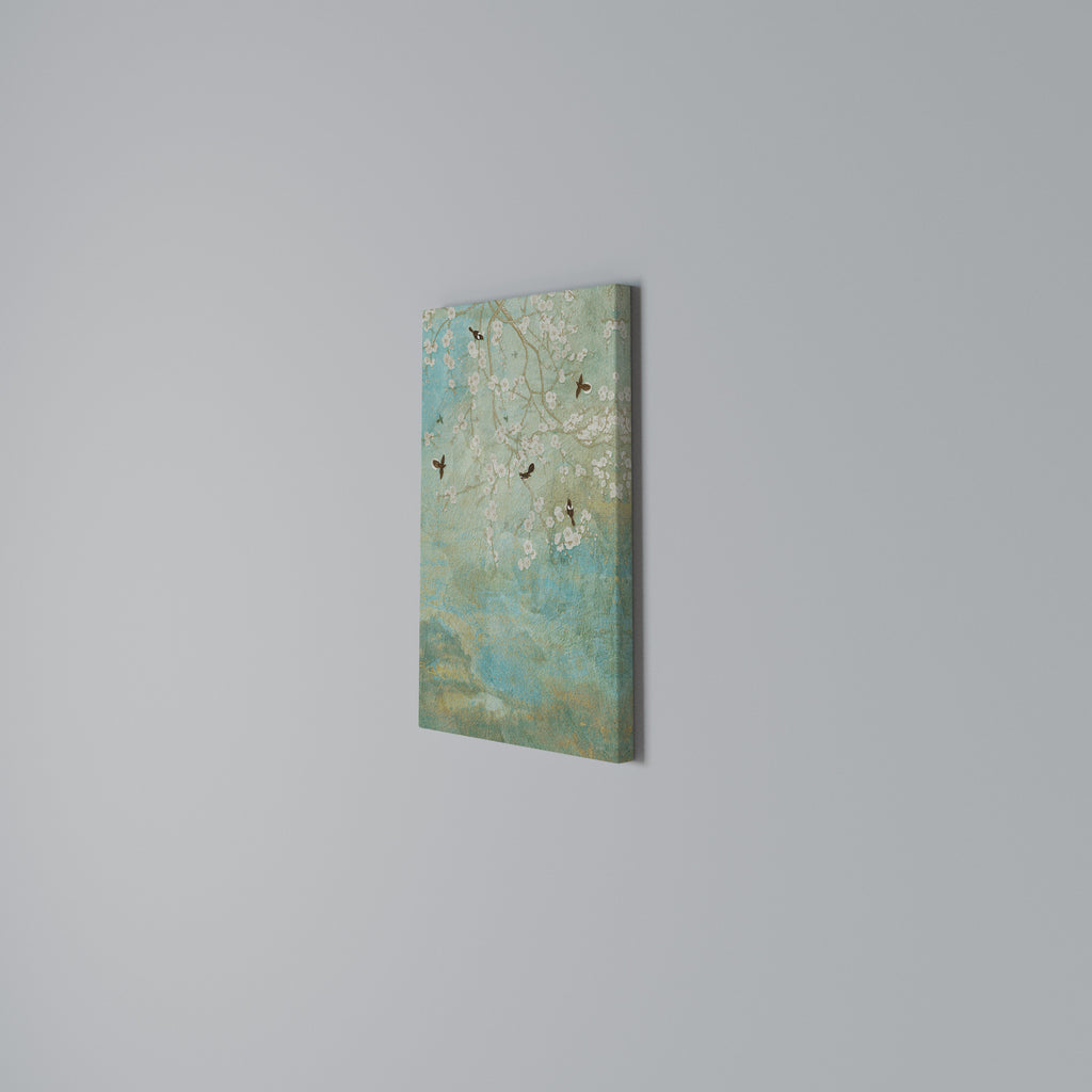 BLOOMING CHARM Vertical Canvas Print