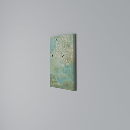 BLOOMING CHARM Vertical Canvas Print