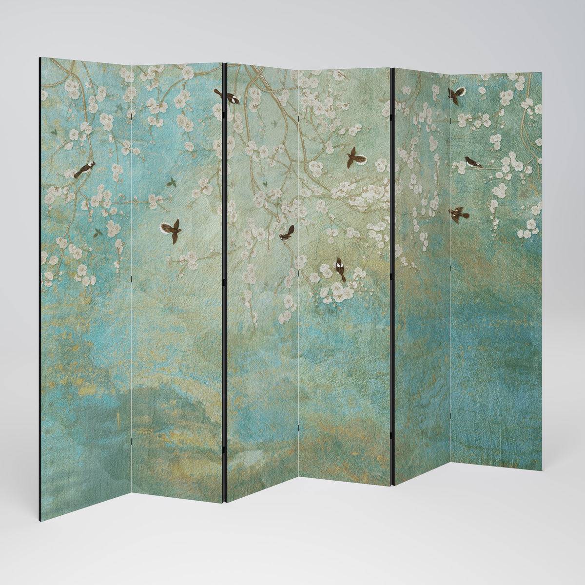 BLOOMING CHARM 6-teiliger Paravent