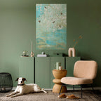 BLOOMING CHARM Selbstklebendes Poster - Hochformat