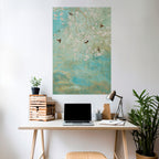 BLOOMING CHARM Selbstklebendes Poster - Hochformat