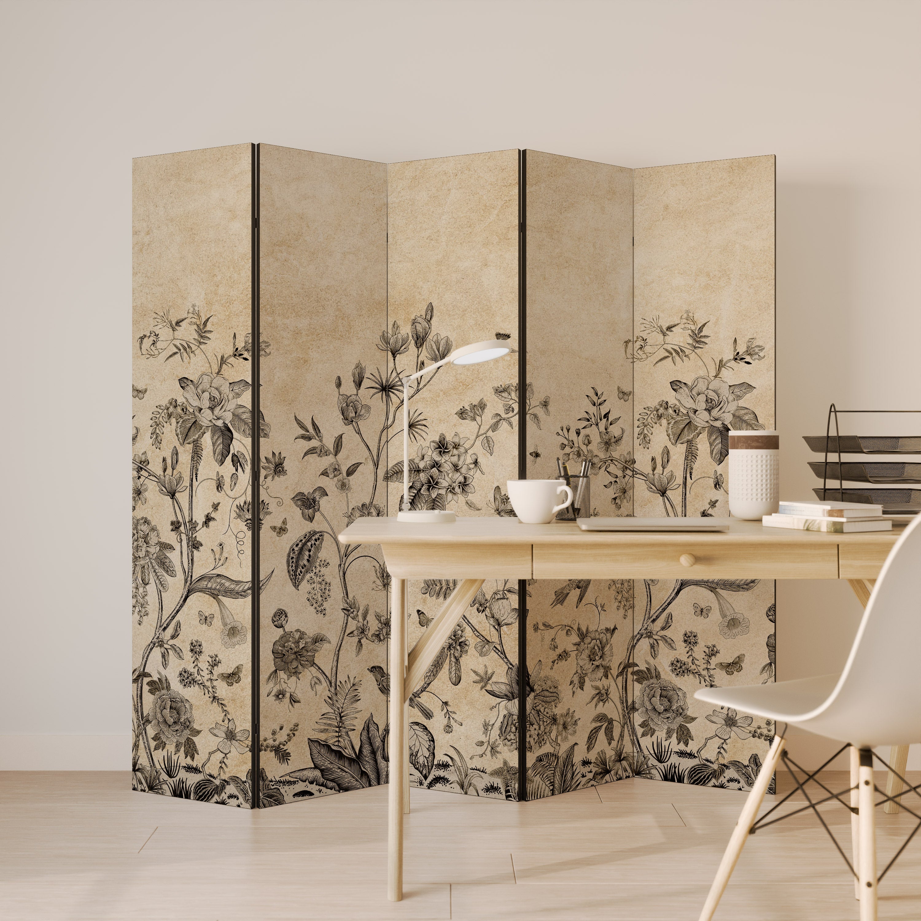 GLADE ESSENCE Dekorativer 5-teiliger Raumteiler