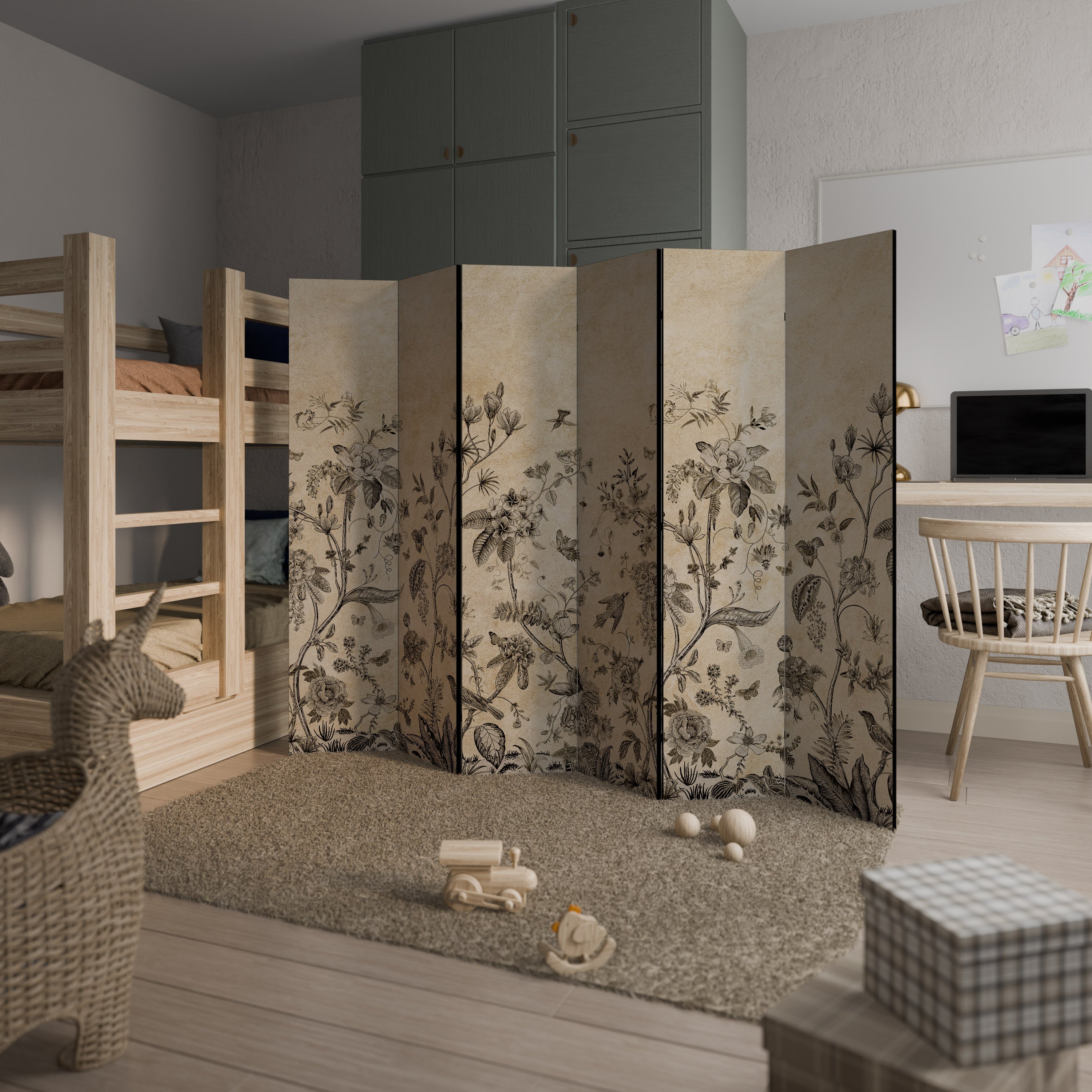 GLADE ESSENCE Dekorativer 6-teiliger Raumteiler