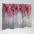 SERENE FLOWER FOLD Decorative 6-Panel Room Divider