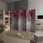 SERENE FLOWER FOLD Decorative 6-Panel Room Divider