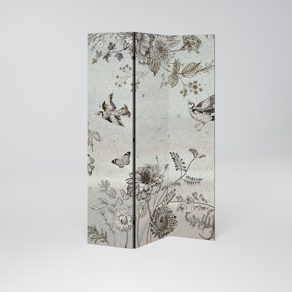 FLY ME TO THE SUN 3-Panel Room Divider