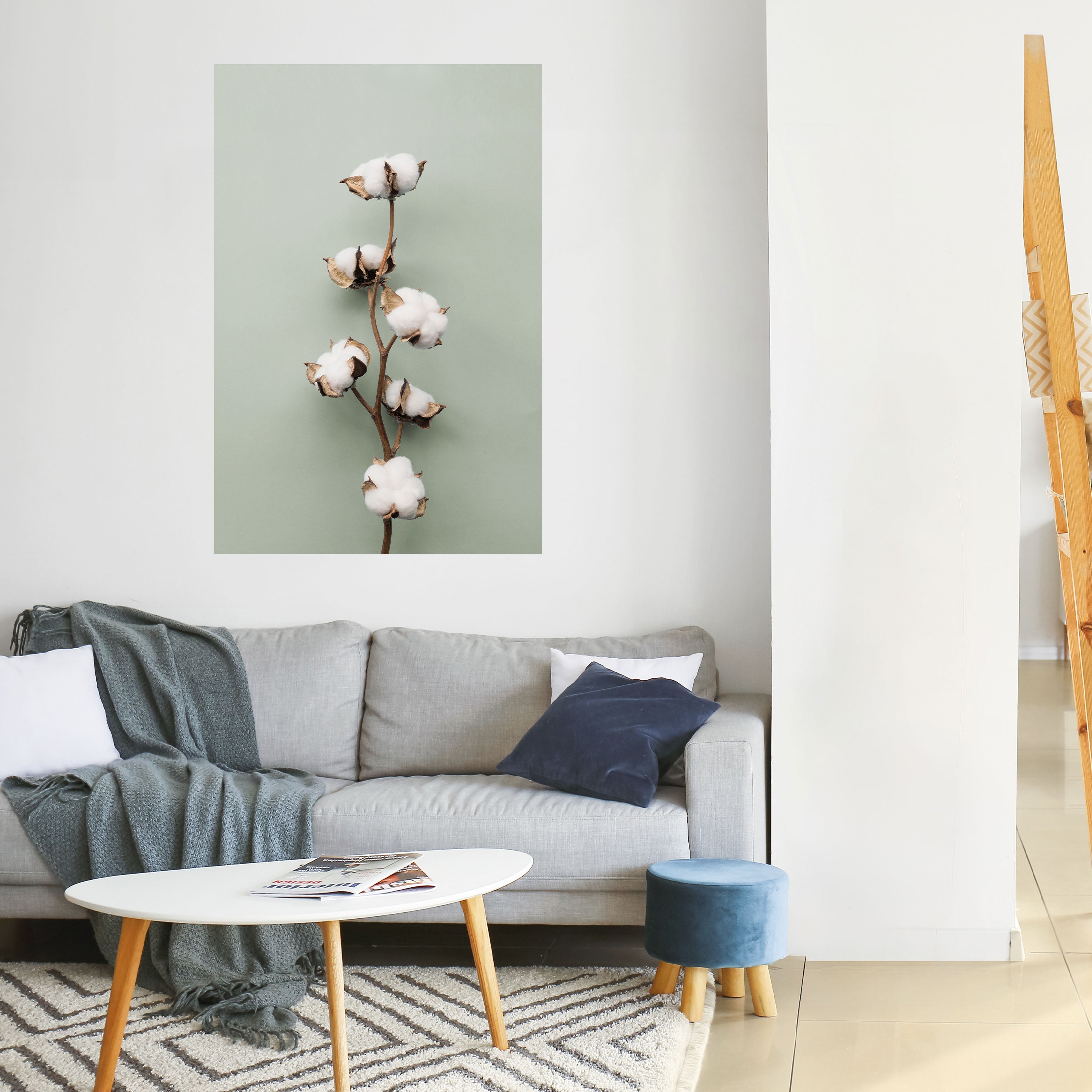 COTTON DREAMS UNFOLDED Vertikales Poster zum Abziehen und Aufkleben