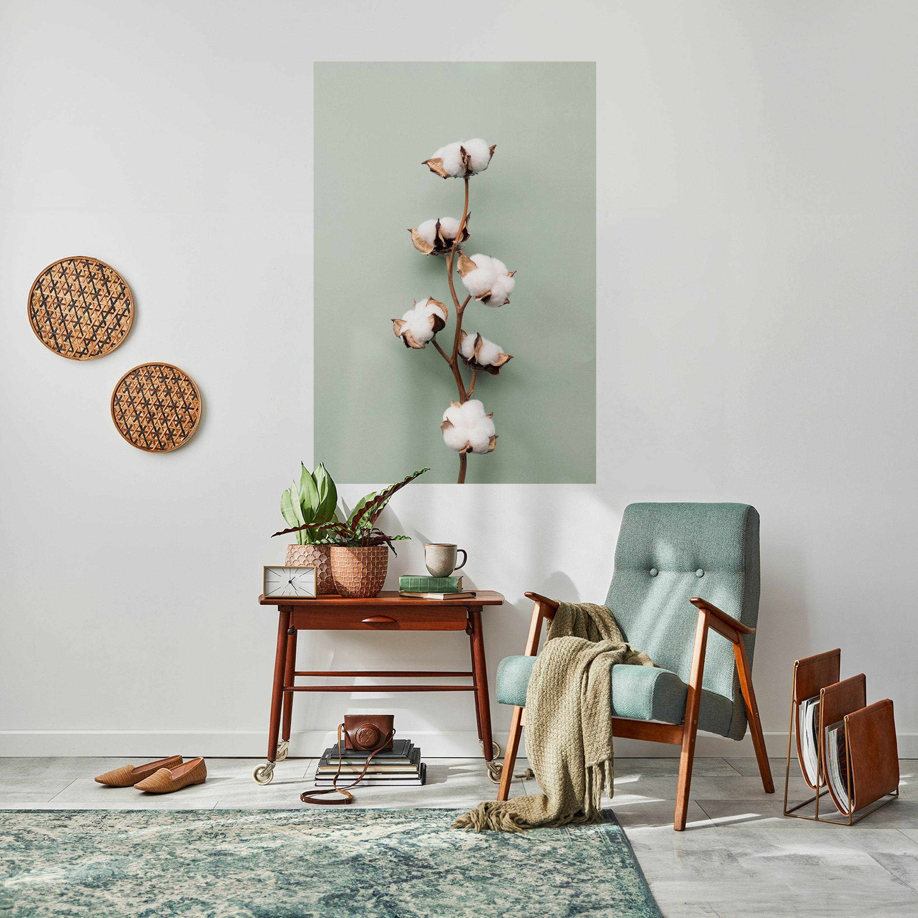 COTTON DREAMS UNFOLDED Vertikales Poster zum Abziehen und Aufkleben