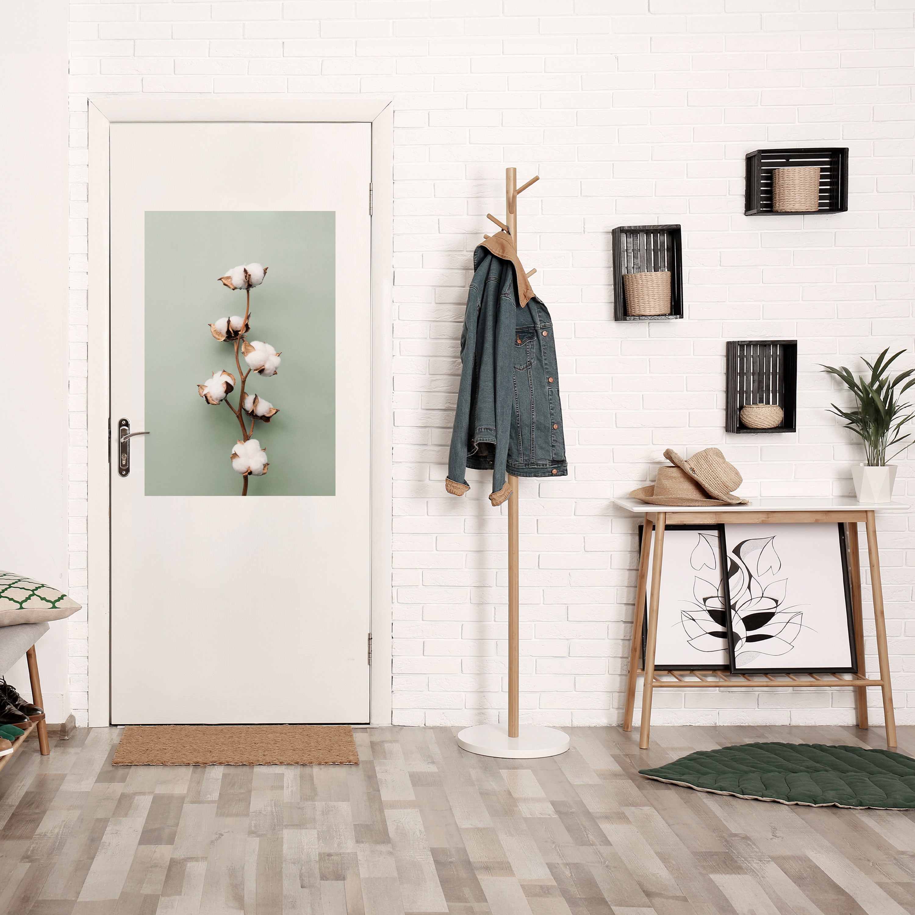 COTTON DREAMS UNFOLDED Vertikales Poster zum Abziehen und Aufkleben