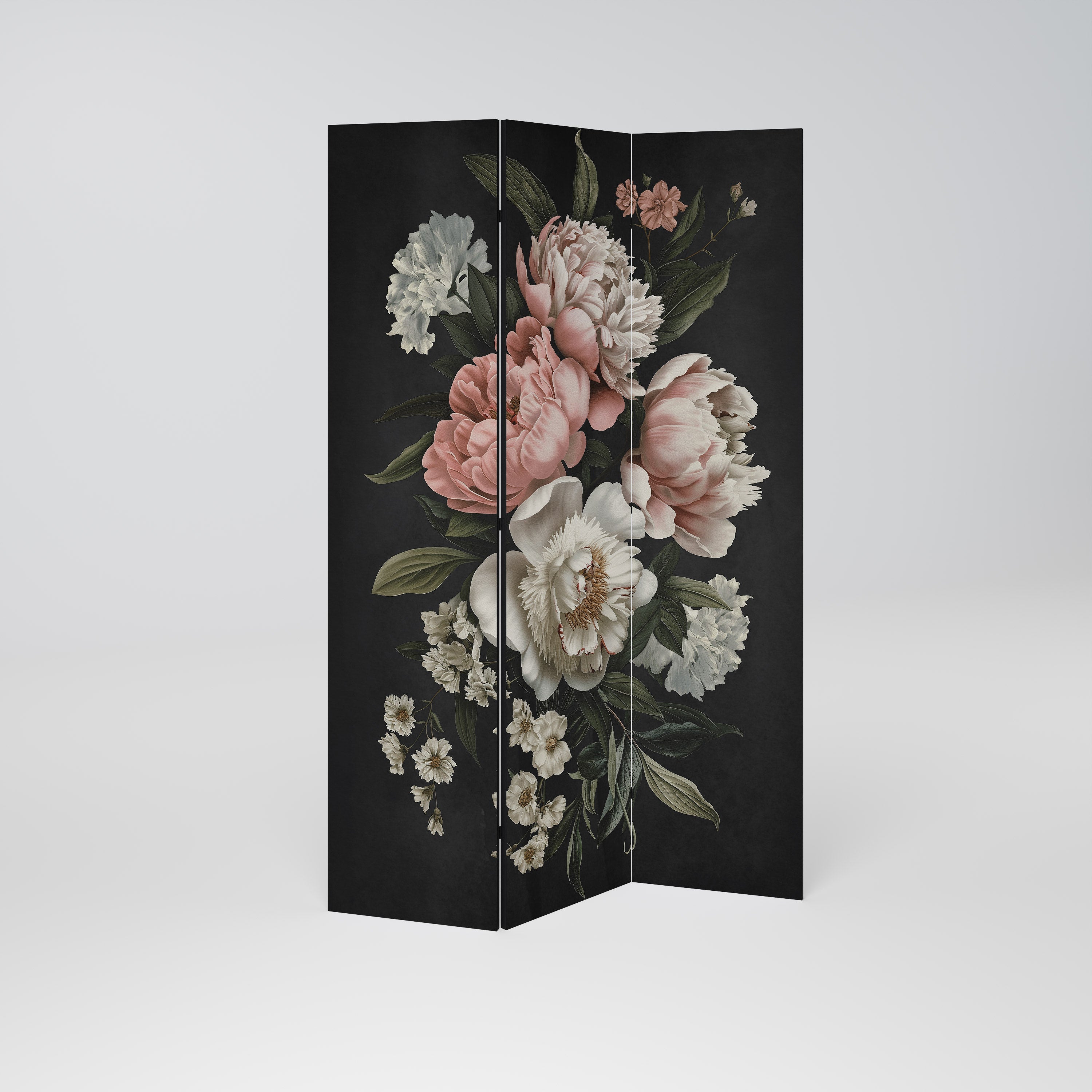 LUSH ELEGANCE Dekorativer 3-teiliger Raumteiler