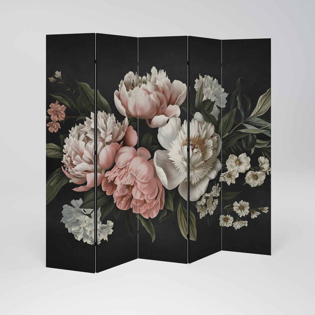 LUSH ELEGANCE Dekorativer 5-teiliger Raumteiler