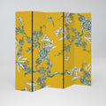 YELLOW CHINOISERIE Dekorativer Paravent - 5-teilig