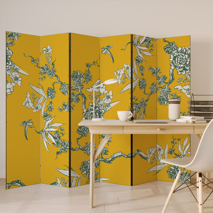 YELLOW CHINOISERIE 6-teiliger Paravent