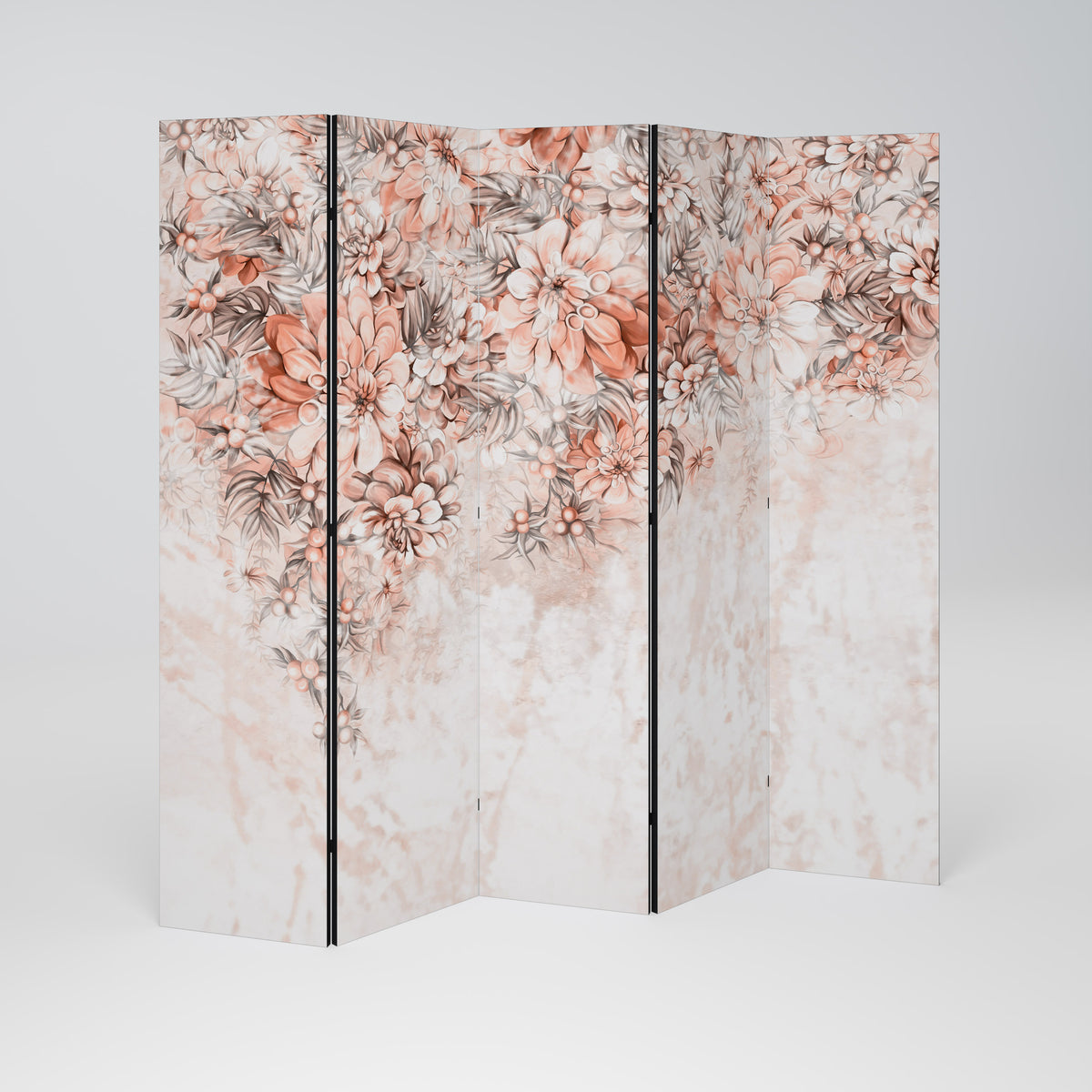 MARBLE GARDEN FANTASY 5-teiliger Paravent