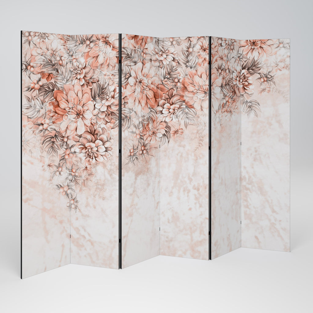 MARBLE GARDEN FANTASY Dekorativer 6-teiliger Raumteiler